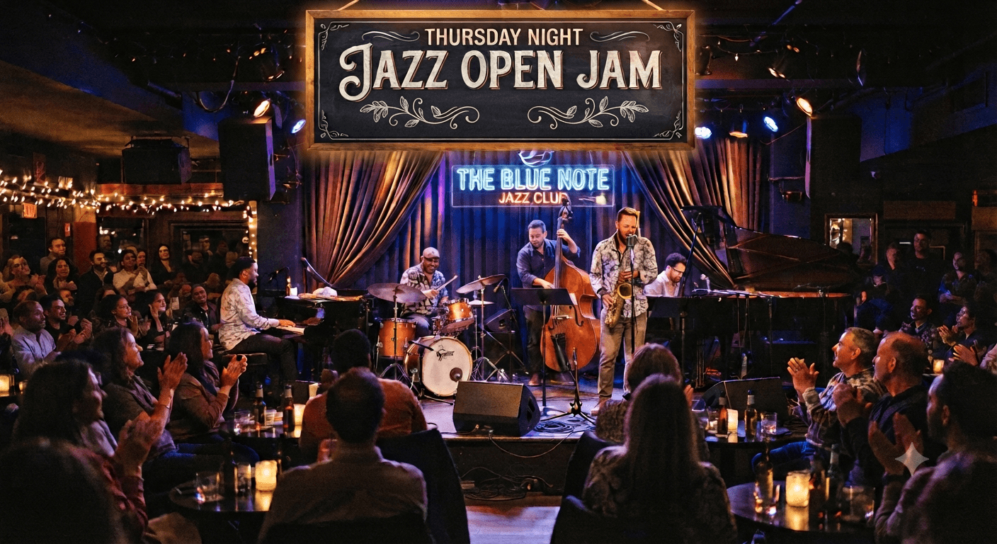 Thursday Jaz Open Jam with Jack Heavenor